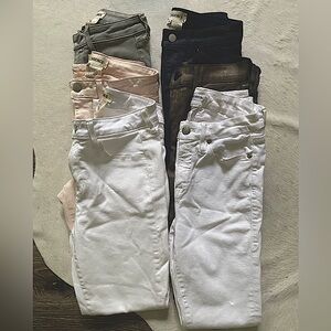 LOT: 6 PAIR SKINNY JEANS L’AGENCE / J BRAND 23 - 27